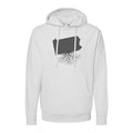 Mid Weight Pullover Hoodie - Pennsylvania Unisex Hoodie Sweatshirt by WearYourRoots Mid Weight Pullover Hoodie - YinzerShop