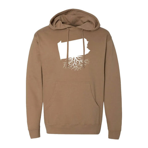 Mid Weight Pullover Hoodie - Pennsylvania Unisex Hoodie Sweatshirt by WearYourRoots Mid Weight Pullover Hoodie - YinzerShop