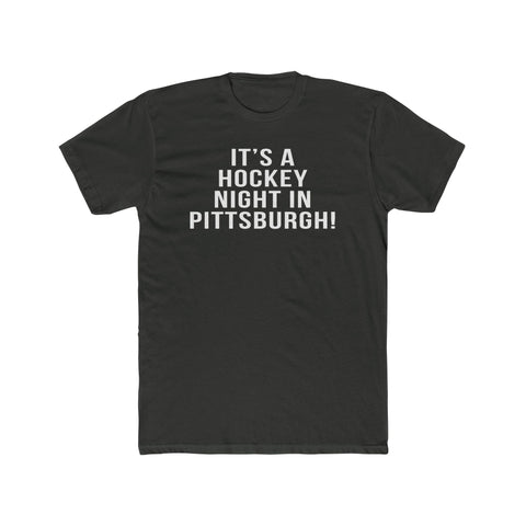 Mike Lange Hockey Night T-Shirt – Premium Cotton Sports Tee for Penguins Fans T-Shirt - YinzerShop