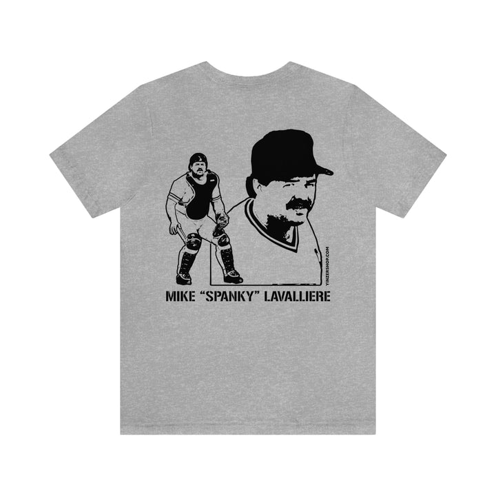 Mike Lavalliere Legend T-Shirt - Back-Printed Graphic Tee T-Shirt Printify   