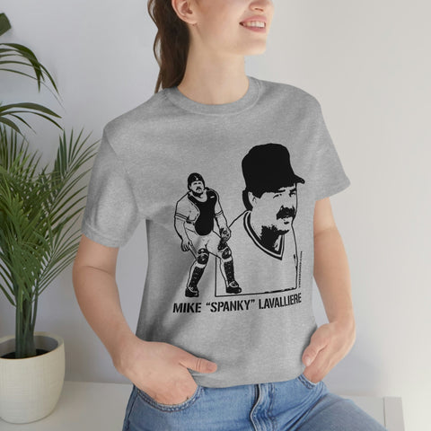 Mike Lavalliere Legend T-Shirt Short Sleeve Tee T-Shirt Printify   