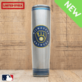 Milwaukee Brewers Metal Dugout Mug | Stainless Steel Baseball Bat Mug MLB Teams - Metal Dugout Mug Dugout Mugs®   