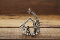 Mini Nativity Set by Wendell August Forge – Pewter Figurines in Wood Box Packaging Nativity Set - YinzerShop
