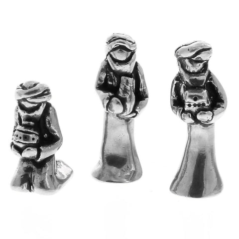 Mini Nativity Set by Wendell August Forge – Pewter Figurines in Wood Box Packaging Nativity Set - YinzerShop