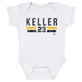 Mitch Keller Bodysuit - Baby One-Piece Cotton Romper, Soft Heather Gray Infant Wear Kids Baby Onesie - YinzerShop