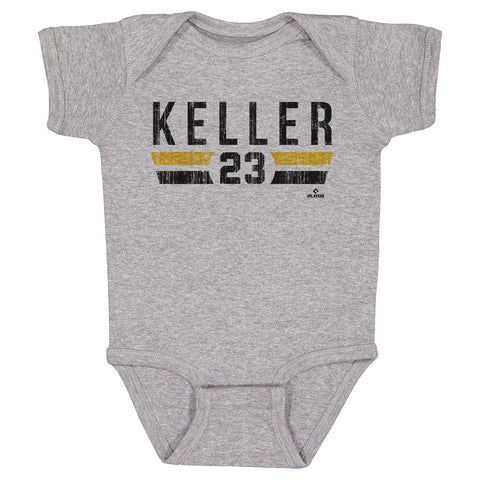 Mitch Keller Bodysuit - Baby One-Piece Cotton Romper, Soft Heather Gray Infant Wear Kids Baby Onesie - YinzerShop
