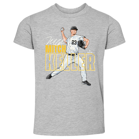 Mitch Keller T-Shirt - Kids Crewneck Tee | Soft Cotton Pittsburgh Sports Shirt Kids Toddler T-Shirt - YinzerShop