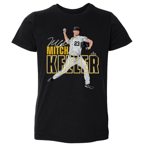 Mitch Keller T-Shirt - Kids Crewneck Tee | Soft Cotton Pittsburgh Sports Shirt Kids Toddler T-Shirt - YinzerShop