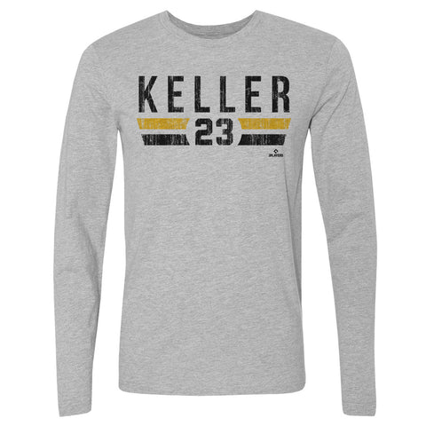 Mitch Keller T-Shirt - Pittsburgh Baseball Shirt | Crewneck Long Sleeve Cotton Tee Men's Long Sleeve T-Shirt - YinzerShop