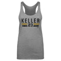 Mitch Keller Tank Top – Slim Fit Tri Color Polyester Cotton Blend Shirt Women's Tank Top - YinzerShop