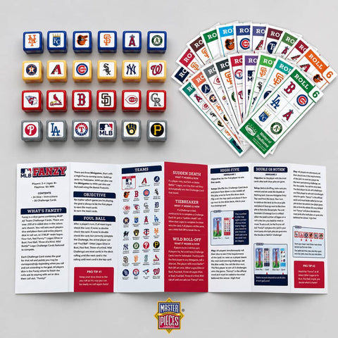 MLB Fanzy Dice Game - Fast-Paced Family Dice Game with Cards & Bonus Mini Games Dice Games - YinzerShop
