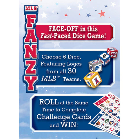 MLB Fanzy Dice Game - Fast-Paced Family Dice Game with Cards & Bonus Mini Games Dice Games - YinzerShop
