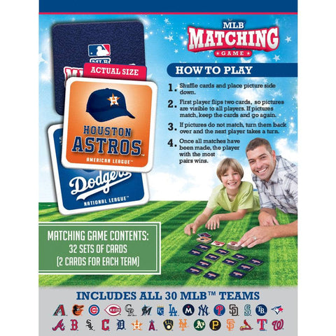 MLB Matching Game - Baseball Card Game With League Symbol Pairs For Family Fun Card Games - YinzerShop