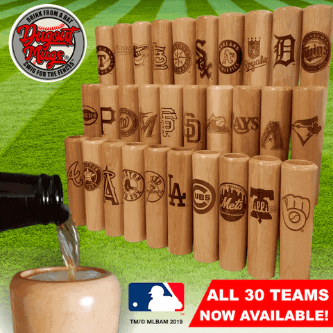 MLB Team Mug | Custom Team Cup Baseball Coffee Mug - Official Licensed MLB Dugout Cup MLB Teams - Dropdown - YinzerShop