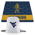 West Virginia Mountaineers - Impresa Picnic Blanket Picnic Blanket Picnic Time Family of Brands Black & White  