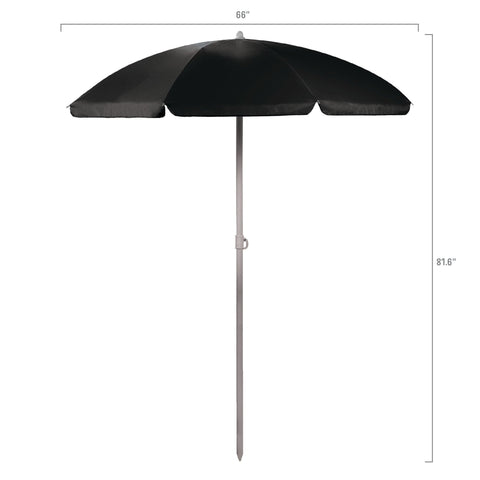 Ohio State Buckeyes - 5.5 Ft. Portable Beach Umbrella Beach Umbrella Picnic Time Family of Brands   