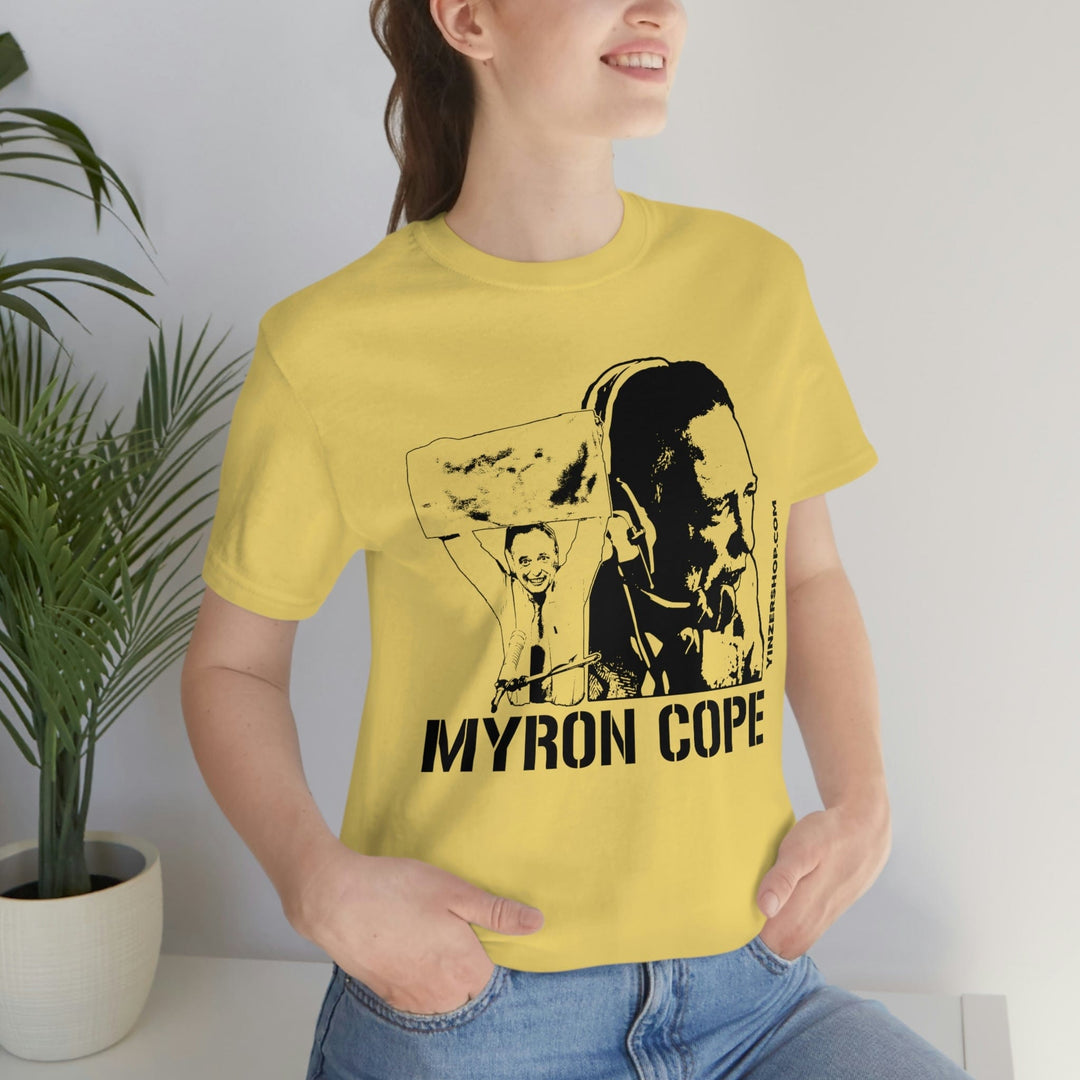 Myron Cope Legend T-Shirt Short Sleeve Tee T-Shirt Printify   
