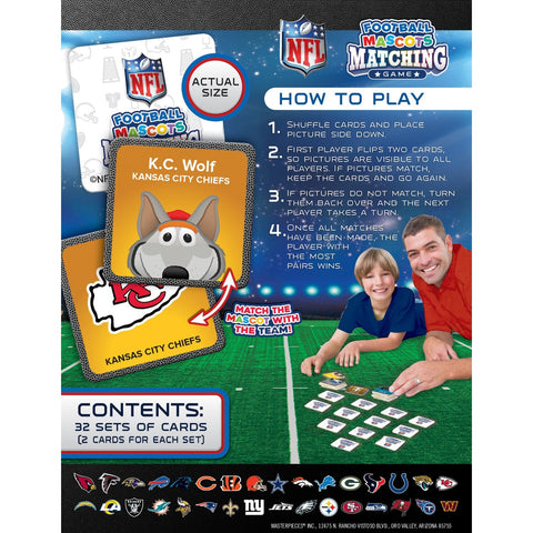 NFL Mascots Game – Football Matching Cards & Family Card Game for Kids