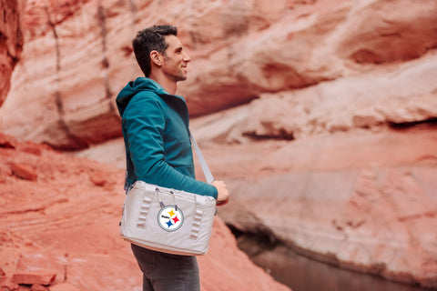 Pittsburgh Steelers Cooler - Insulated 12 Can Recycled Water Bottle Cooler Bag