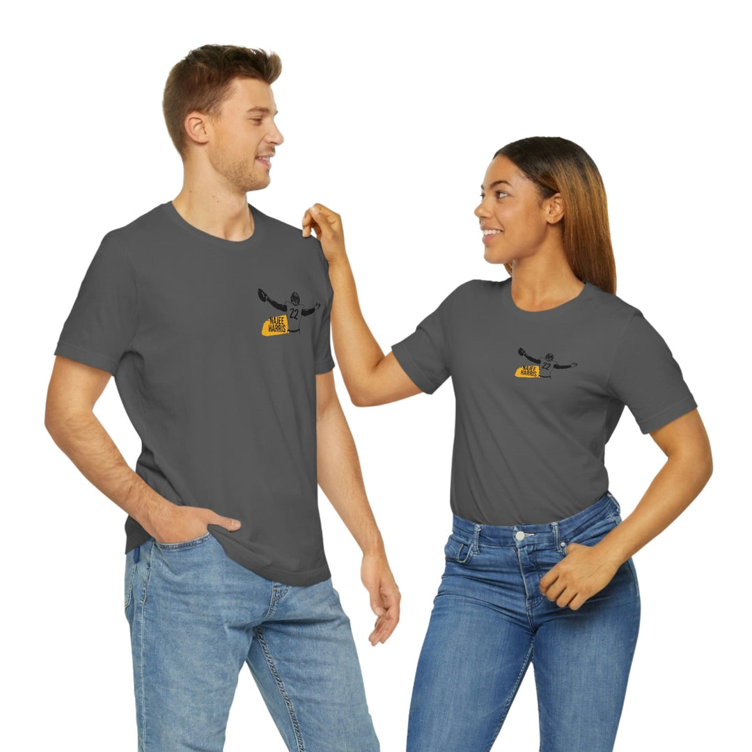 Najee Harris T-Shirt - Pittsburgh Headliner Series - Back-Printed Graphic Tee T-Shirt Printify   