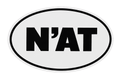 N’at Pittsburgh Pittsburghese Euro Oval Durable Vinyl Sticker | 5" x 3" Sticker - YinzerShop