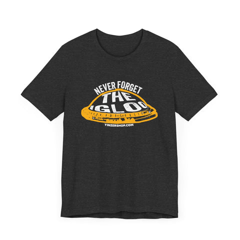 Never Forget The Igloo - Retro - Pittsburgh Hockey - Short Sleeve Tee T-Shirt - YinzerShop