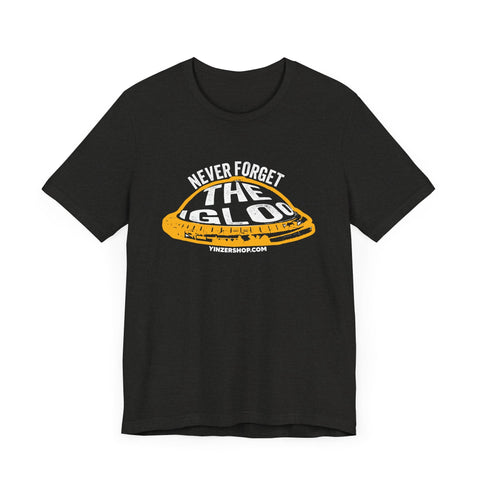 Never Forget The Igloo - Retro - Pittsburgh Hockey - Short Sleeve Tee T-Shirt - YinzerShop