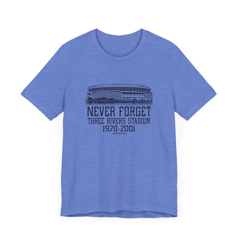 Never Forget: Three Rivers Stadium Retro Tribute T-Shirt T-Shirt - YinzerShop