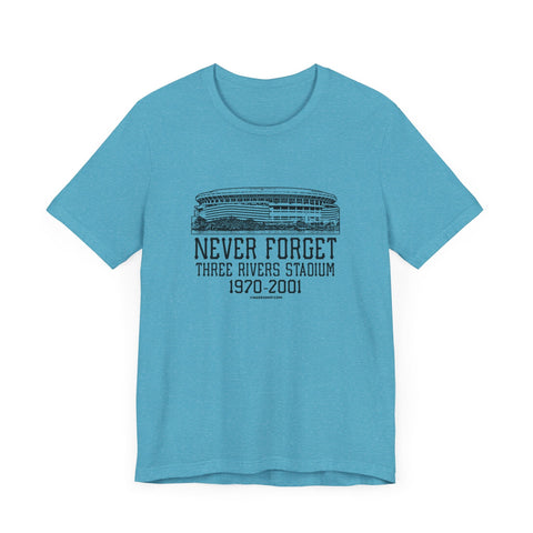 Never Forget: Three Rivers Stadium Retro Tribute T-Shirt T-Shirt - YinzerShop