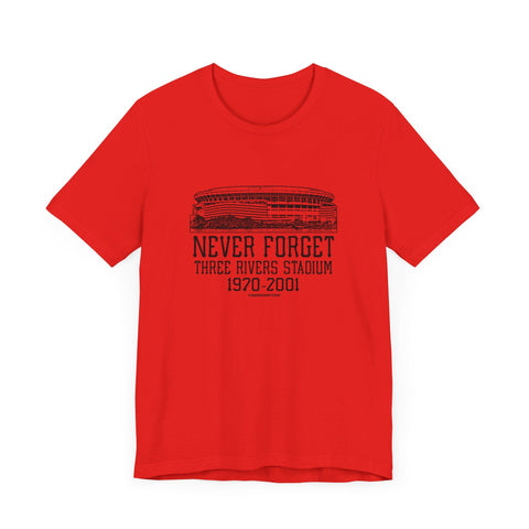 Never Forget: Three Rivers Stadium Retro Tribute T-Shirt T-Shirt - YinzerShop