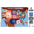 NFL Jigsaw Puzzle - 500 Piece USA NFL Team Map | Family Game Challenge 500 Piece - YinzerShop