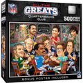 NFL Quarterbacks Puzzle – All Time Greats 500 Piece Jigsaw Featuring Legends 500 Piece - YinzerShop