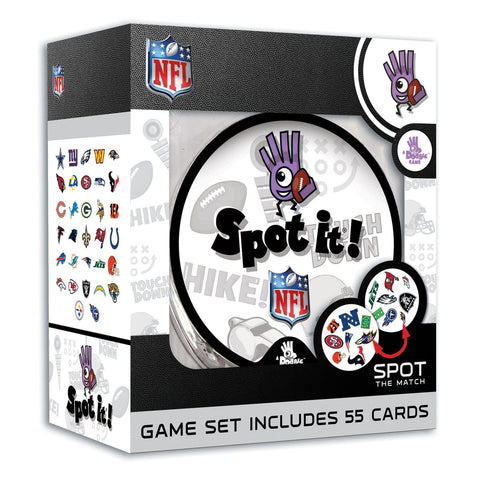 NFL Spot It Game – Licensed NFL Card Matching Game With Mini Games Included Card Games - YinzerShop