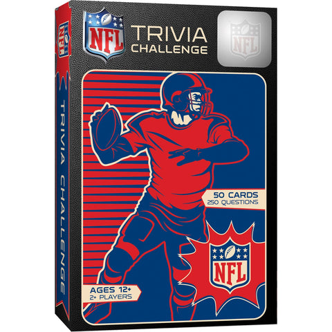 NFL Trivia Card Game - Football Quiz Challenge | Masterpieces Puzzles Interactive Game Board Game - YinzerShop
