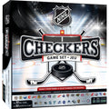 NHL Checkers Game - Official Licensed Board Game with Hockey Puck Pieces & 24 Checker Pieces Classic Games - YinzerShop