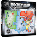 NHL Jigsaw Puzzle - 500 Piece USA Map Puzzle Featuring All NHL Teams Map 500 Piece - YinzerShop