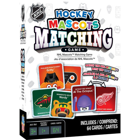 NHL Mascots Game – Family Card Game with Matching Mascot Cards & Double-Sided Boards Card Games - YinzerShop
