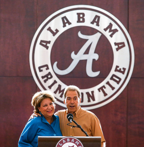 Nick Saban Book – Alabama Football Biography & National Championship Stories Hardcover POD Book - YinzerShop