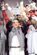 Nick Saban Book – Alabama Football Biography & National Championship Stories Hardcover POD Book - YinzerShop