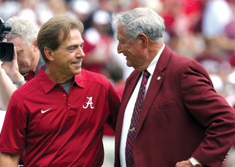 Nick Saban Book – Alabama Football Biography & National Championship Stories Hardcover POD Book - YinzerShop
