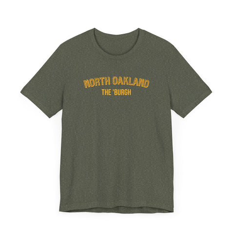 North Oakland - The Burgh Neighborhood Series - Unisex Jersey Short Sleeve Tee T-Shirt - YinzerShop