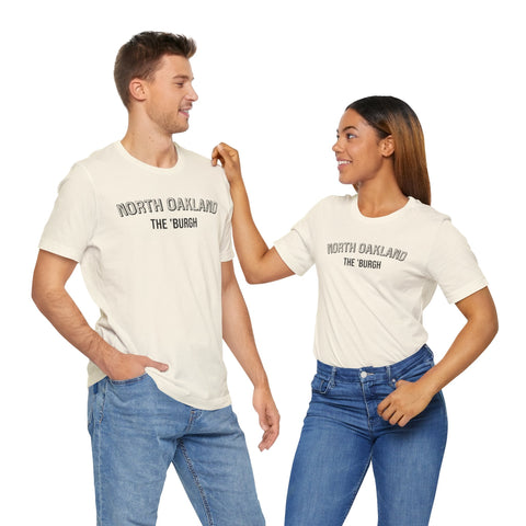 North Oakland - The Burgh Neighborhood Series - Unisex Jersey Short Sleeve Tee T-Shirt - YinzerShop