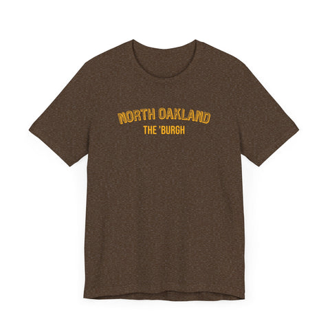 North Oakland - The Burgh Neighborhood Series - Unisex Jersey Short Sleeve Tee T-Shirt - YinzerShop