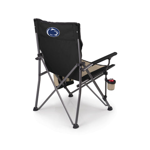 Penn State Nittany Lions - Big Bear XXL Camping Chair with Cooler Chair Picnic Time Family of Brands Black  