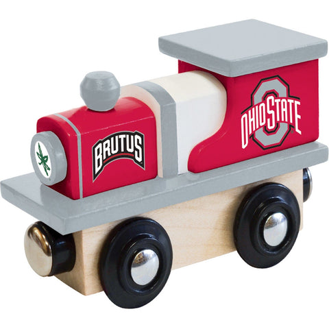 Ohio State Buckeyes Train - Wooden Toy Engine With Magnetic Connectors & Team Colors