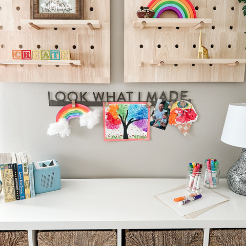 'Look What I Made' Magnetic Bar (sans serif font)