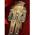 Nutcracker Prince Ornament – Handcrafted Bronze Holiday Keepsake with Crystal Accents Ornament - YinzerShop