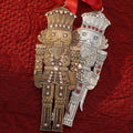 Nutcracker Prince Ornament – Handcrafted Bronze Holiday Keepsake with Crystal Accents Ornament - YinzerShop