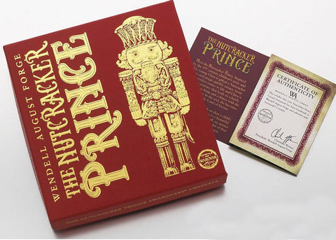 Nutcracker Prince Ornament – Handcrafted Bronze Holiday Keepsake with Crystal Accents Ornament - YinzerShop