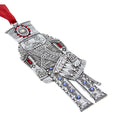 Nutcracker Prince Ornament – Handcrafted Drummer Prince with Austrian Crystals for Festive Tree Decor Ornament - YinzerShop